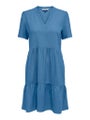 ONLTiri-goa ss v-neck linen blend dress ONLY riviera