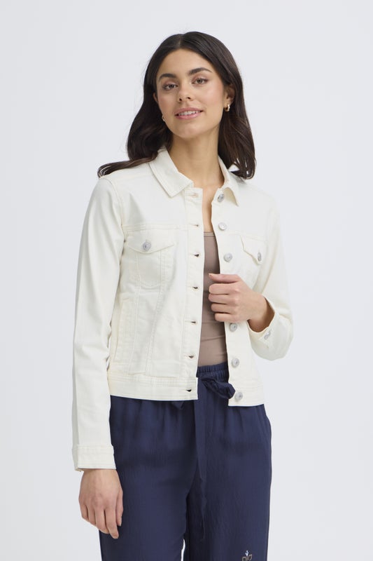 FRTwill 1 jacket FRANSA whisper white