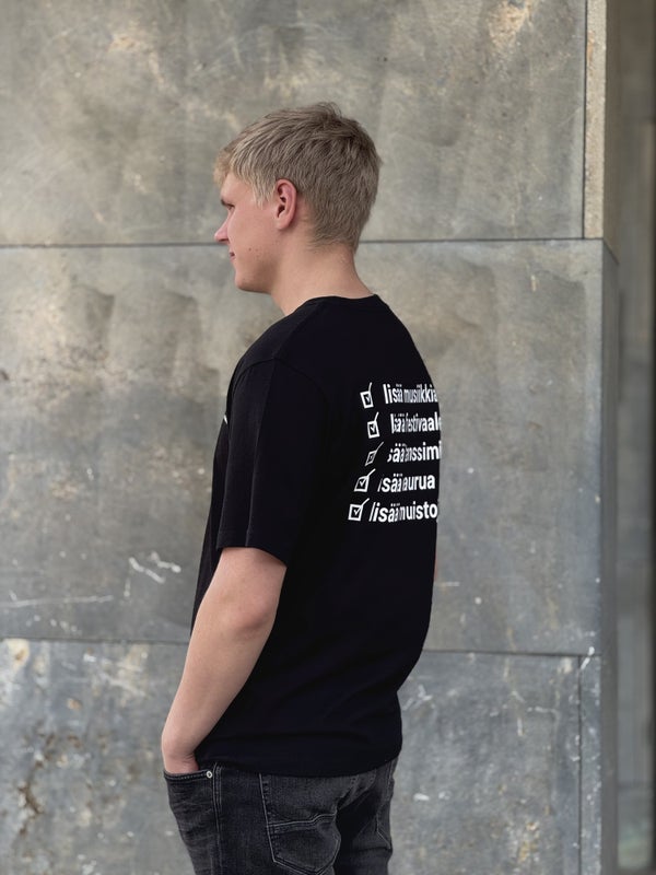 JORFestive tee ss crew neck JACK&JONES black