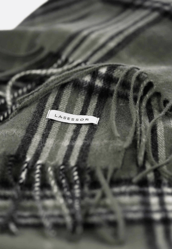 Nata ruutukaulaliina 460 LASESSOR oliivi